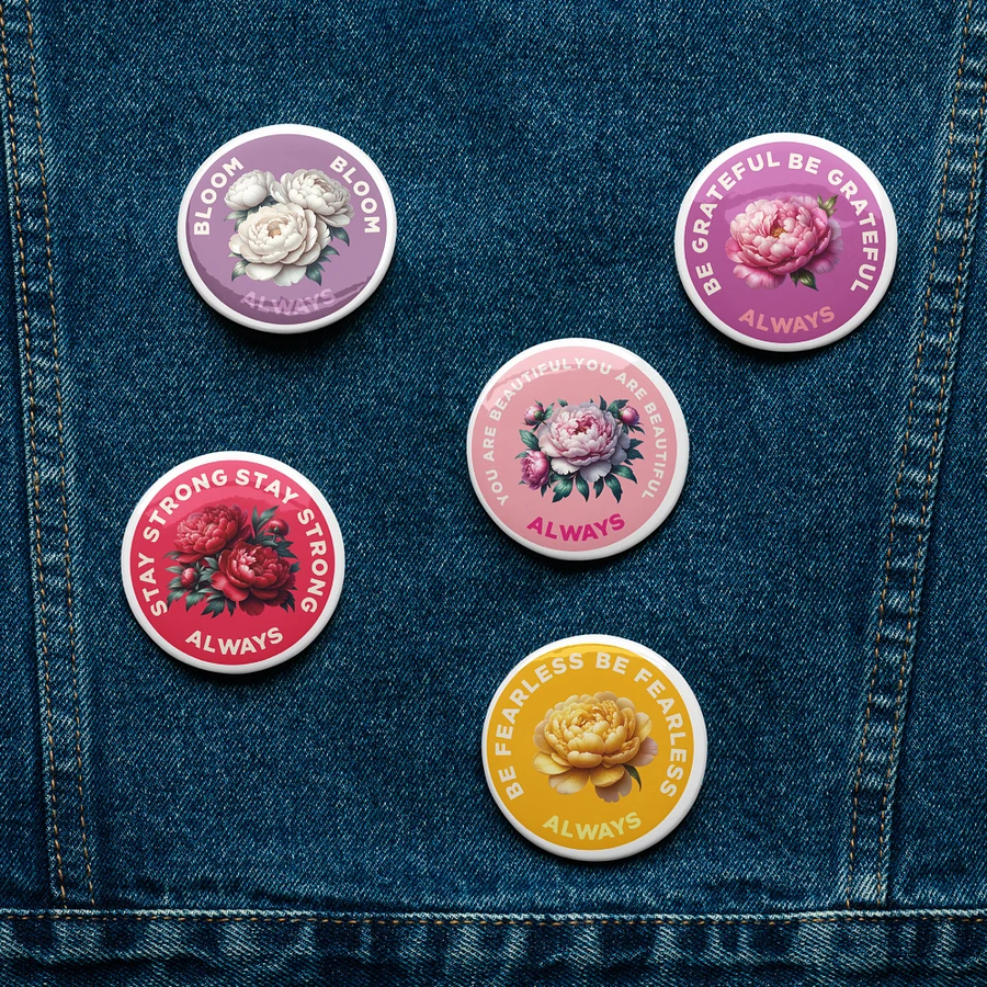 Bloom Always Pin Buttons Set product image (4)