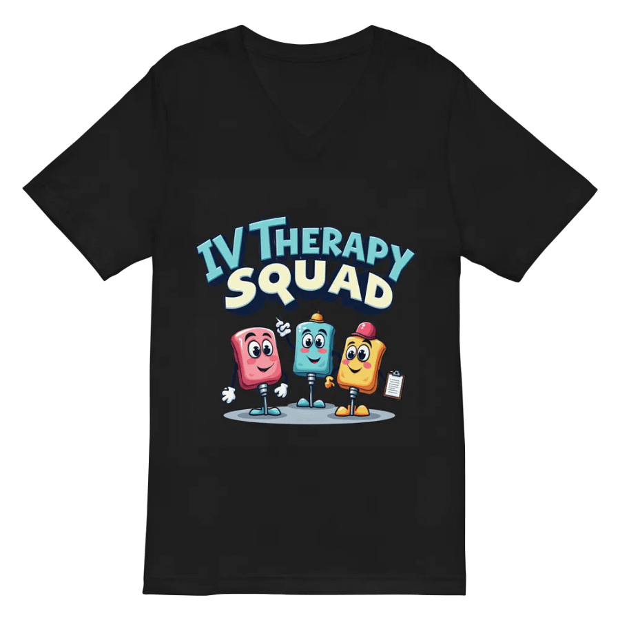 Cheerful IV Therapy Squad V-Neck Tee product image (3)