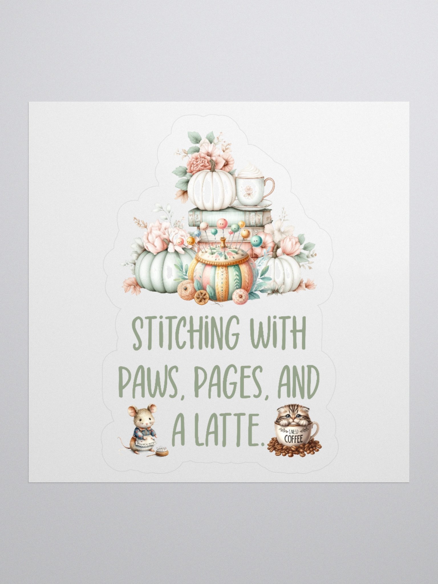 Whimsical Stitching and Crafting Sticker Set product image (2)