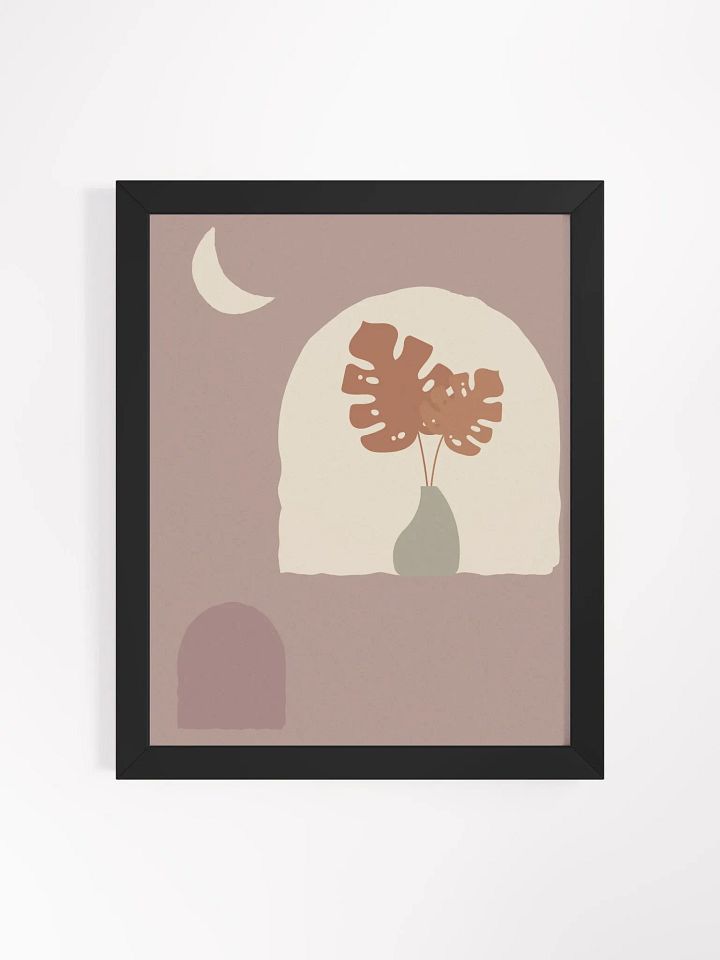 Lunar Monstera Dreams Framed Poster product image (8)