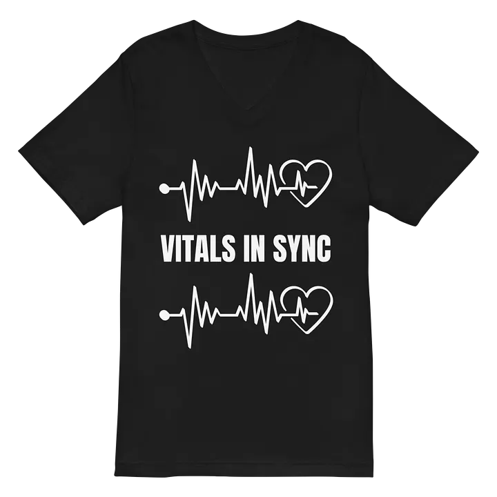 Heartbeat Elegance V-Neck Tee product image (2)
