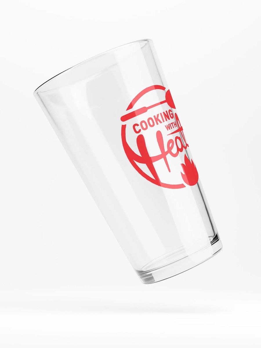 Cooking With Heat Pint Glass product image (4)