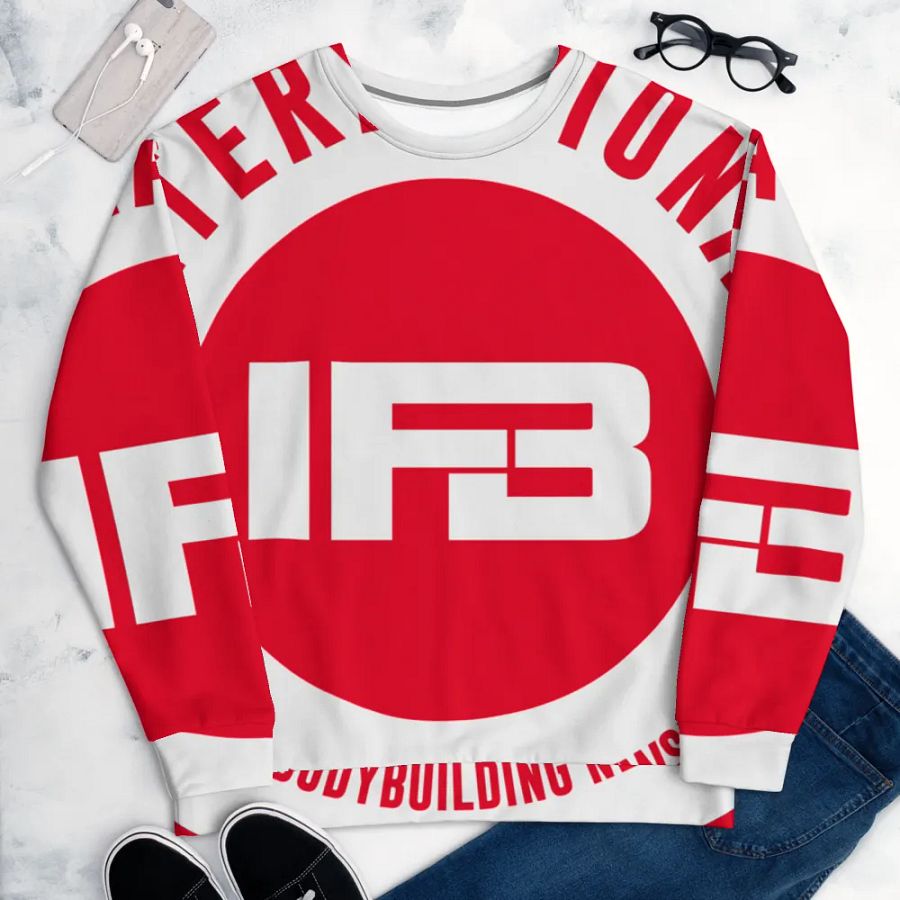 IFBNewsfeed.Org's All-Over Print Recycled Unisex Sweatshirt product image (4)