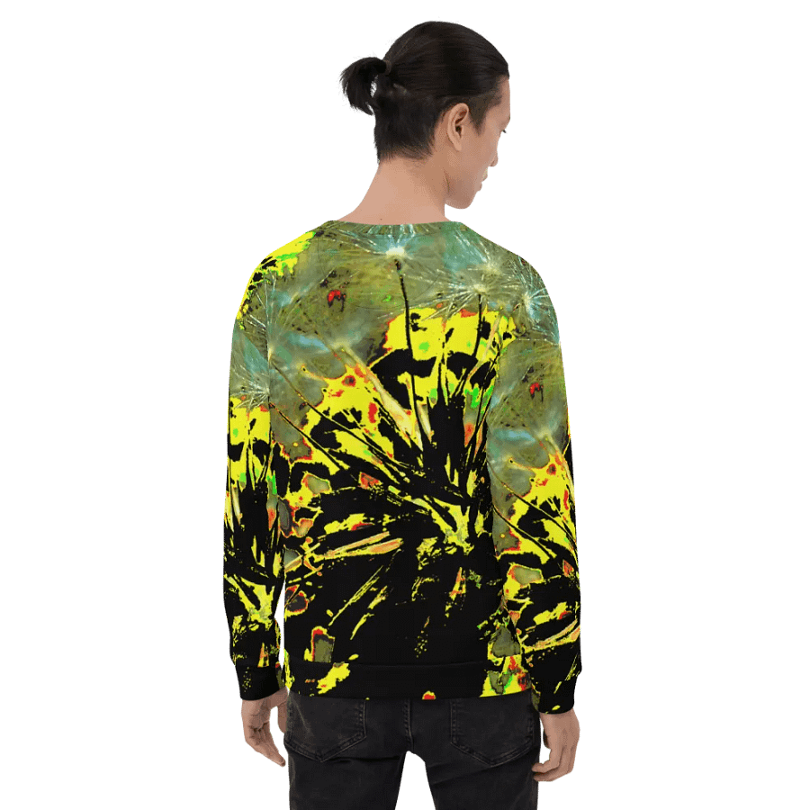 Bright Abstract Dandelion Clock Unisex Sweatshirt product image (10)