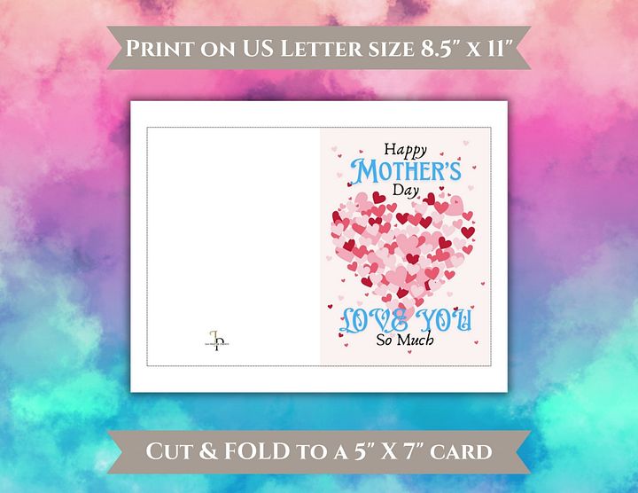 Hearts of Hearts Mother's Day Card product image (2)