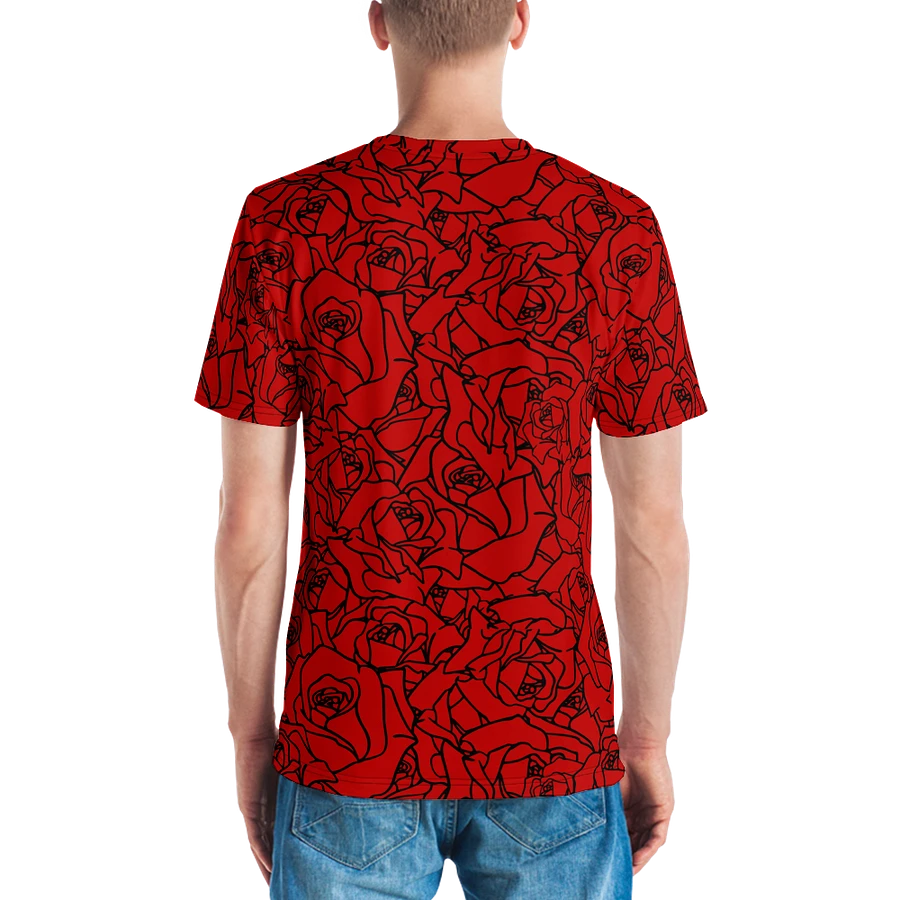 Loads of Roses · red-black crew neck t-shirt product image (16)