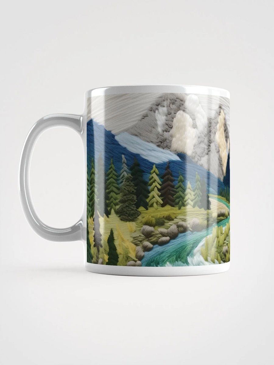 Mountain Serenity Embroidered Mug product image (6)
