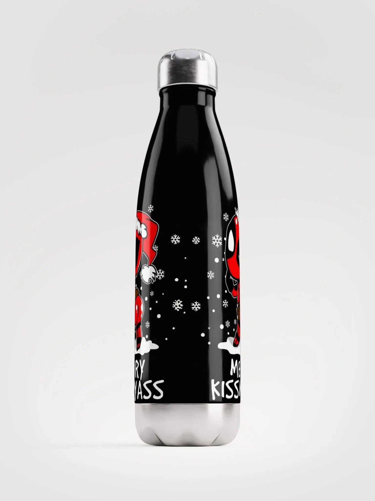 Santa's Secret Message Stainless Steel Water Bottle product image (1)