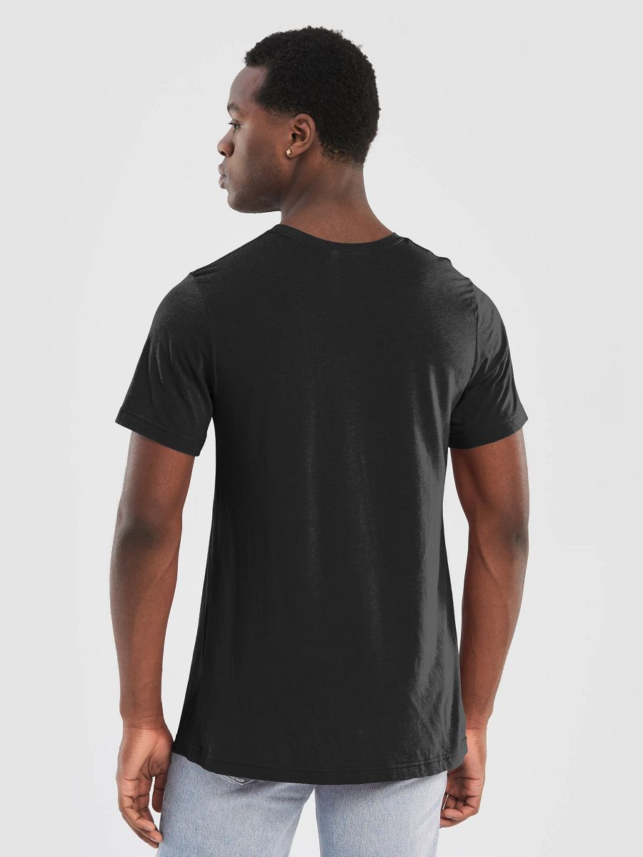 Plain Color Charcoal Black T-Shirt product image (2)
