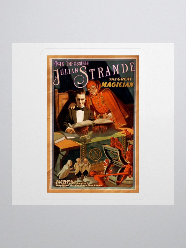 Julian Strande Poster Stickers product image (1)