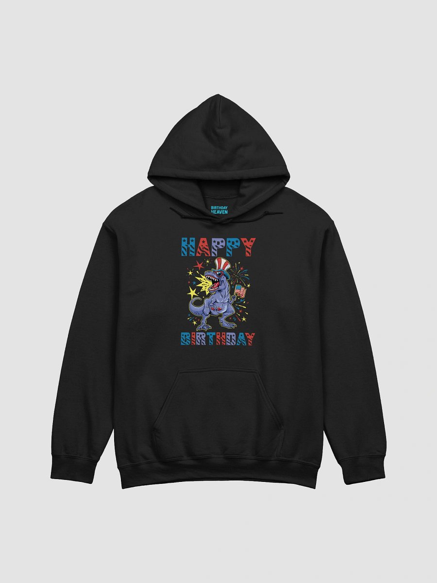 Happy Birthday (USA 4th Of July Dinosaur) Hoodie product image (1)