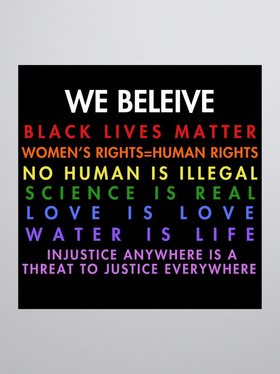 We Believe Sticker. product image (2)