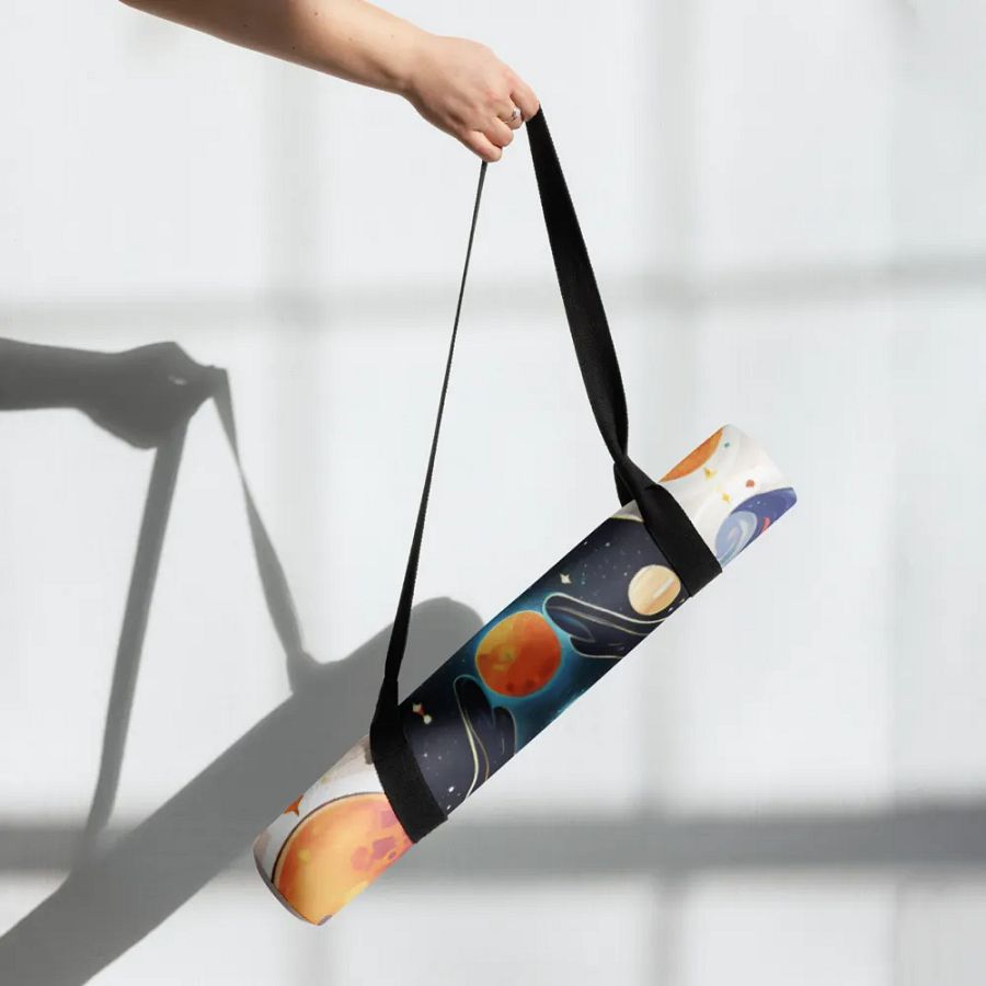 Cosmic Feline Yoga Mat product image (8)