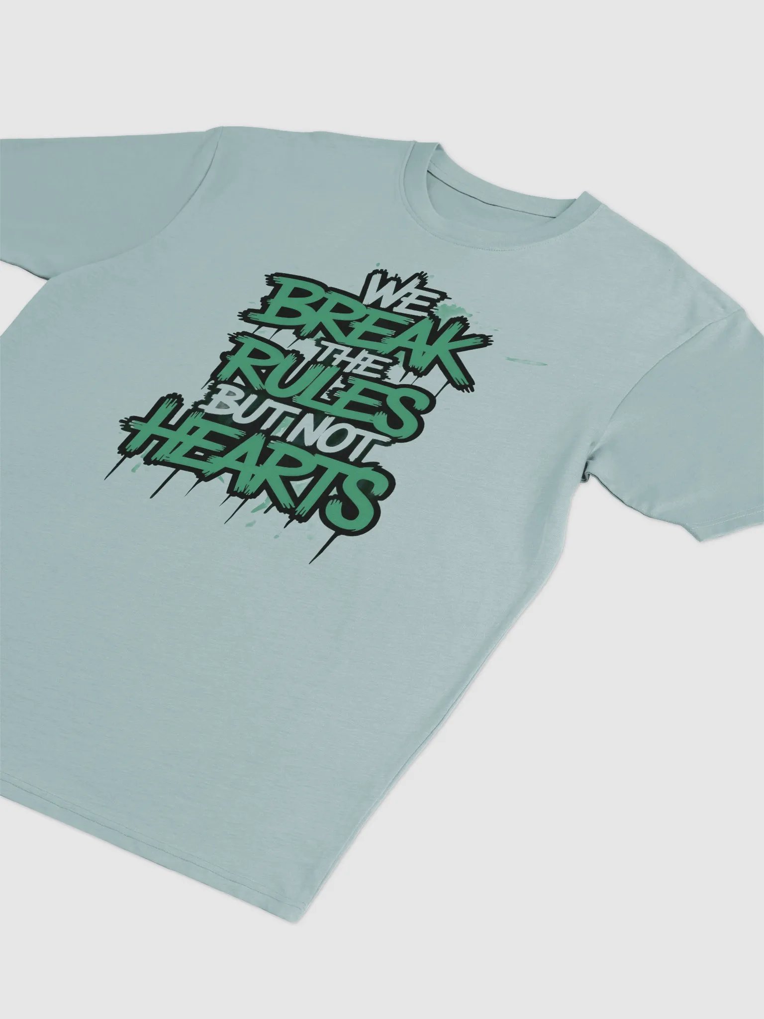 Men's Premium Heavyweight Tee - We Break the Rules but not Hearts. product image (15)