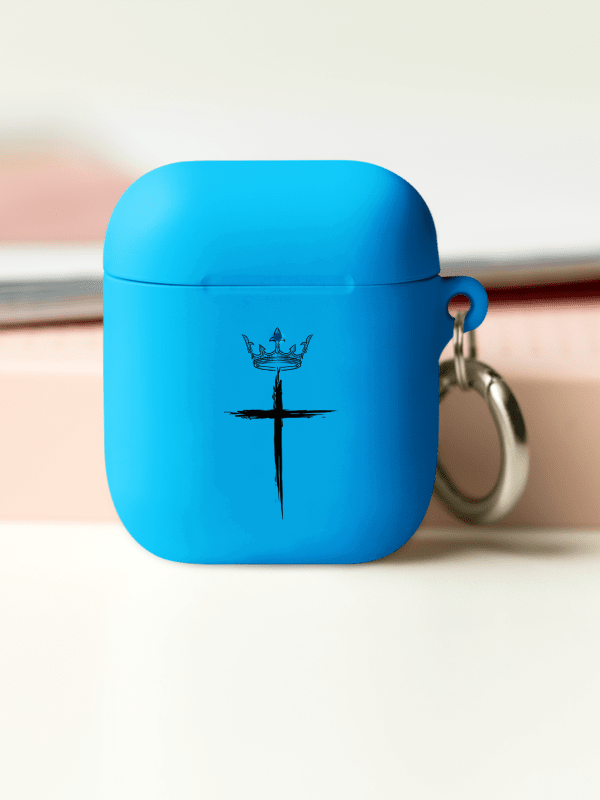 Crowned Cross AirPods Case product image (2)