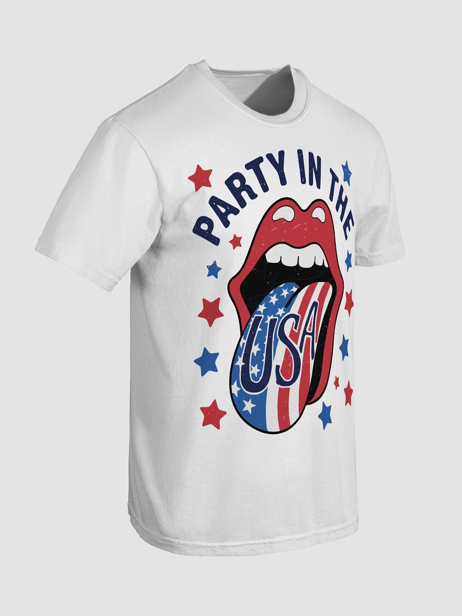 USA Party Tongue T-Shirt product image (47)