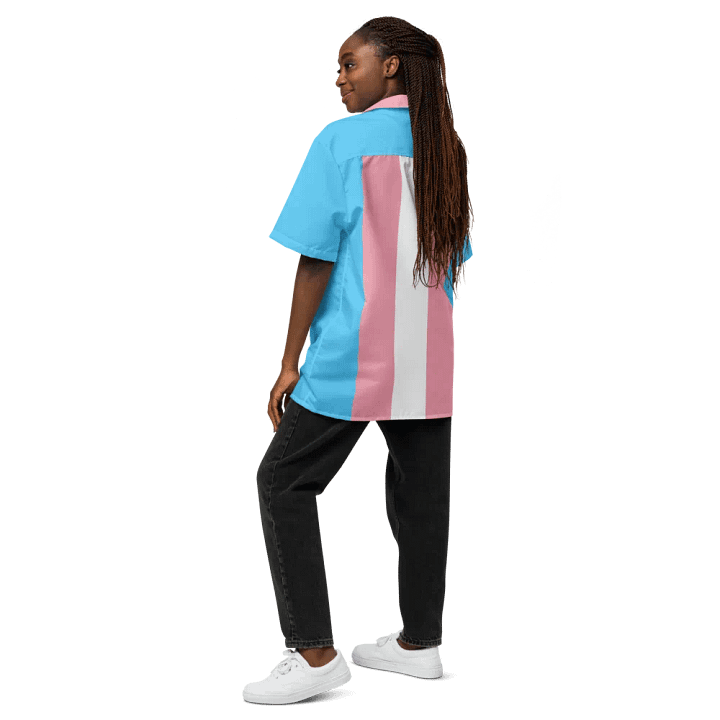 Trans Pride Flag - All-Over Hawaiian Shirt product image (2)