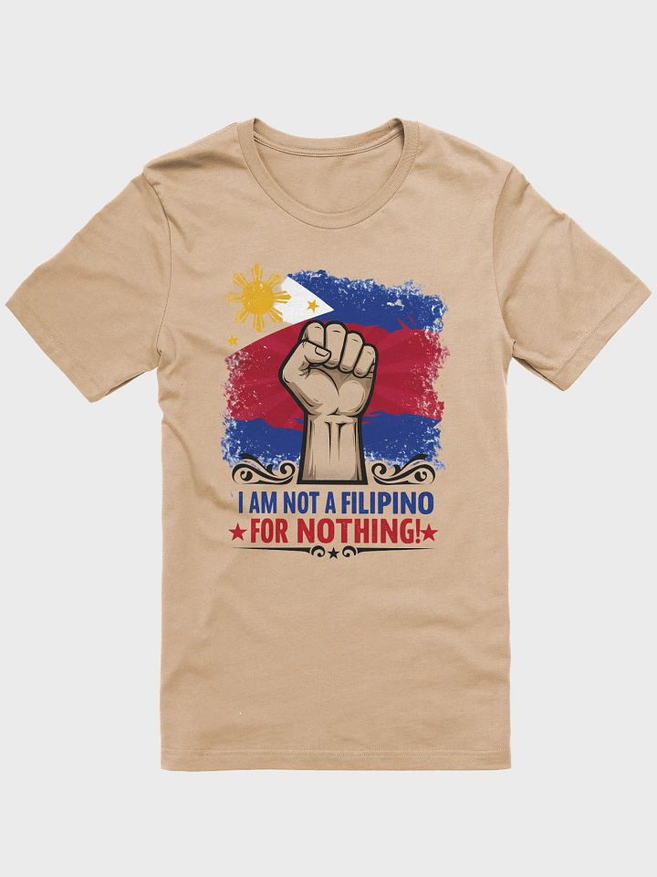 Proud Filipino Fist T-Shirt - Patriotic Philippines Heritage Tee product image (4)