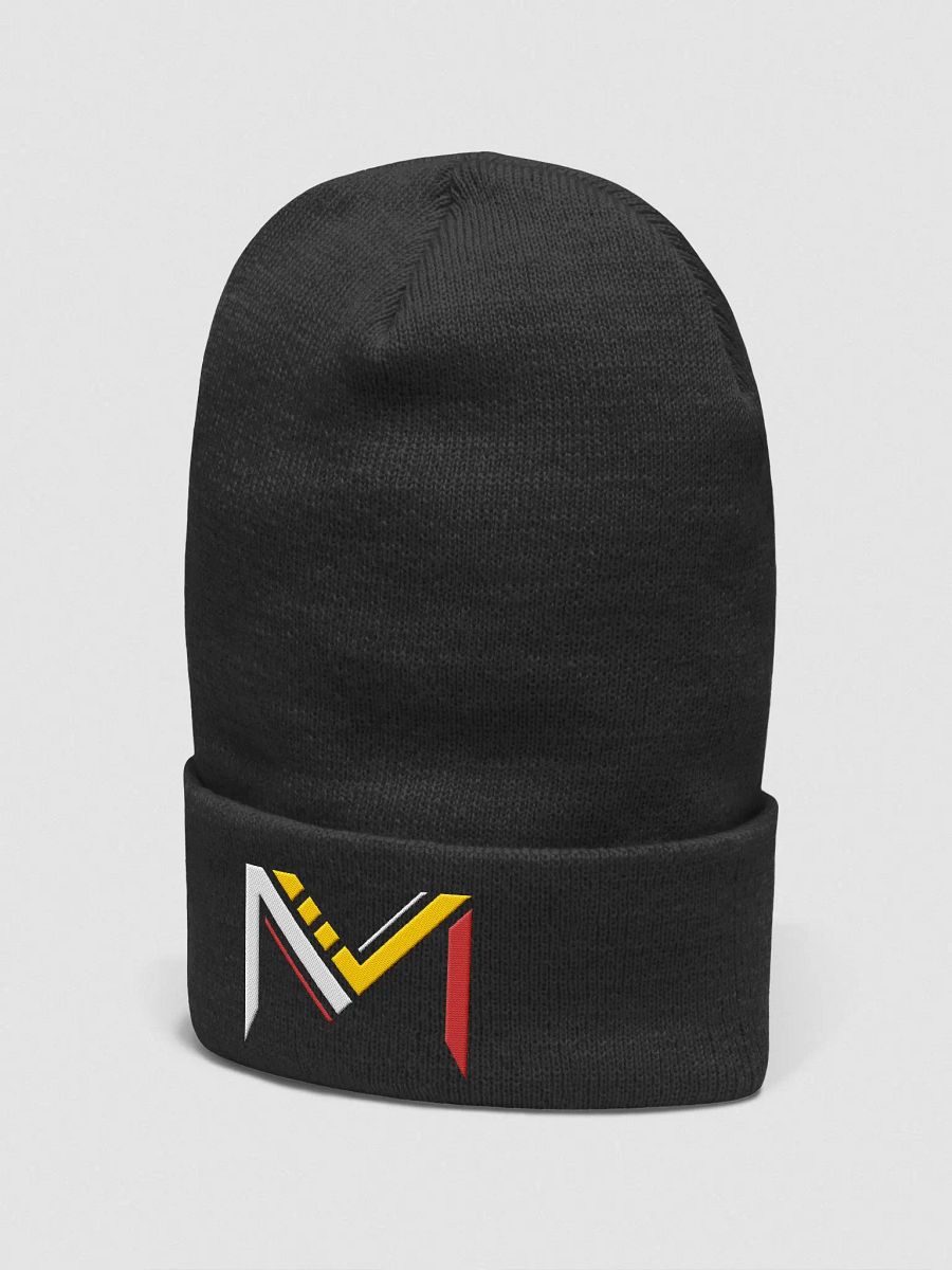 Maryland Inspired Initial Letter M Cuffed Beanie product image (2)