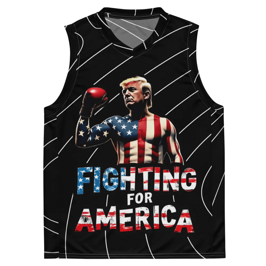 Basketball Jersey: Trump, Fighting for America product image (3)
