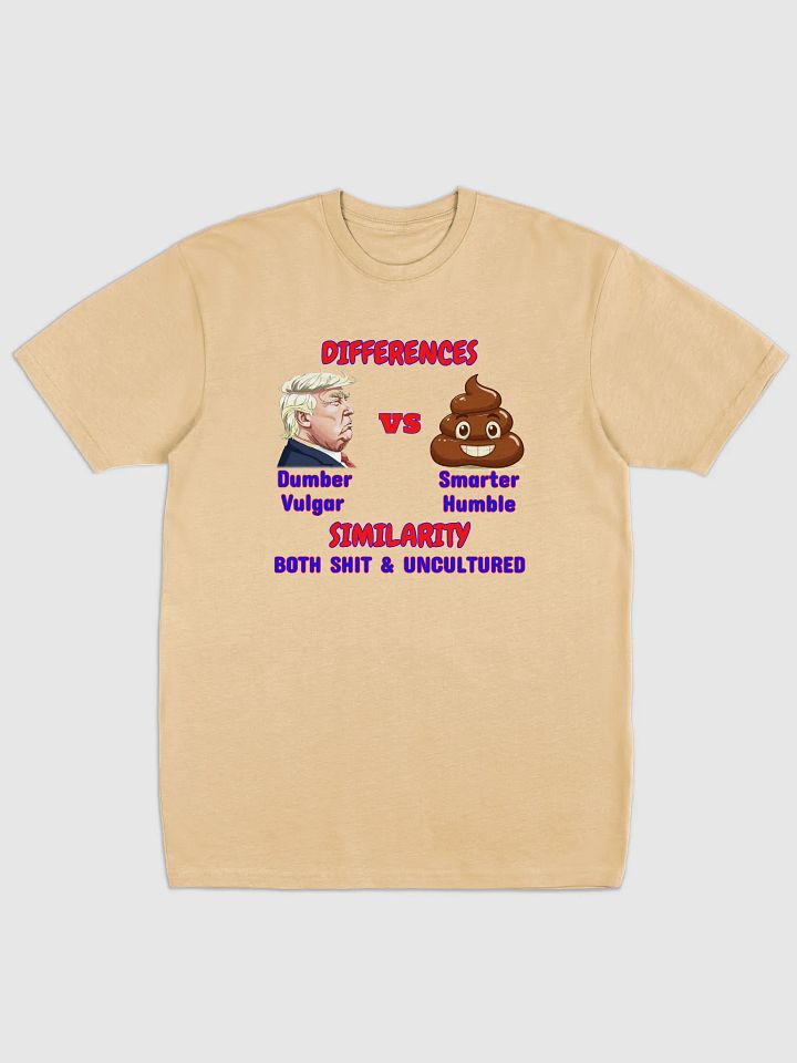 Trump vs. Shit Satirical Tee product image (4)