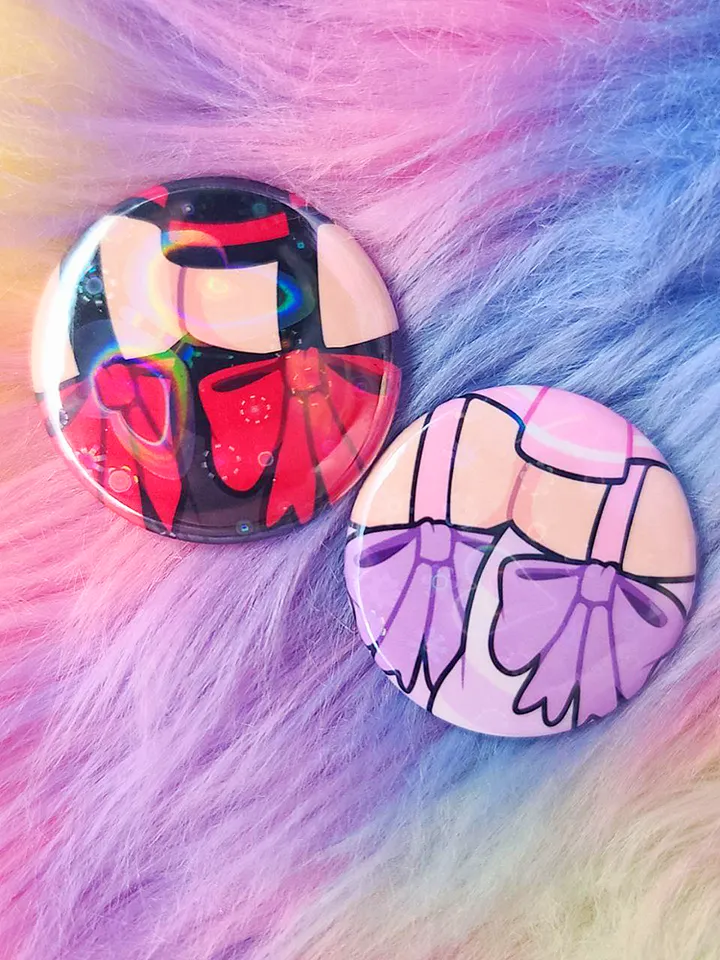 Thigh Highs Save Lives | Button Set product image (1)