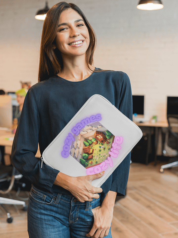 Level Up Your Laptop Protection: The Ultimate Gamer Girl Sleeve product image (1)