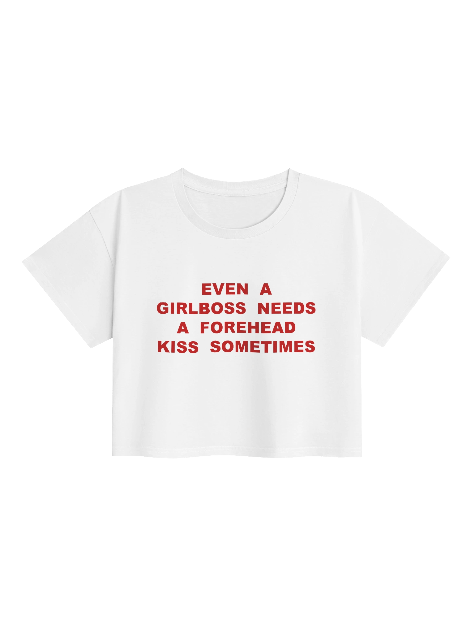 Girlboss Forehead Kiss - Baby Tee product image (13)