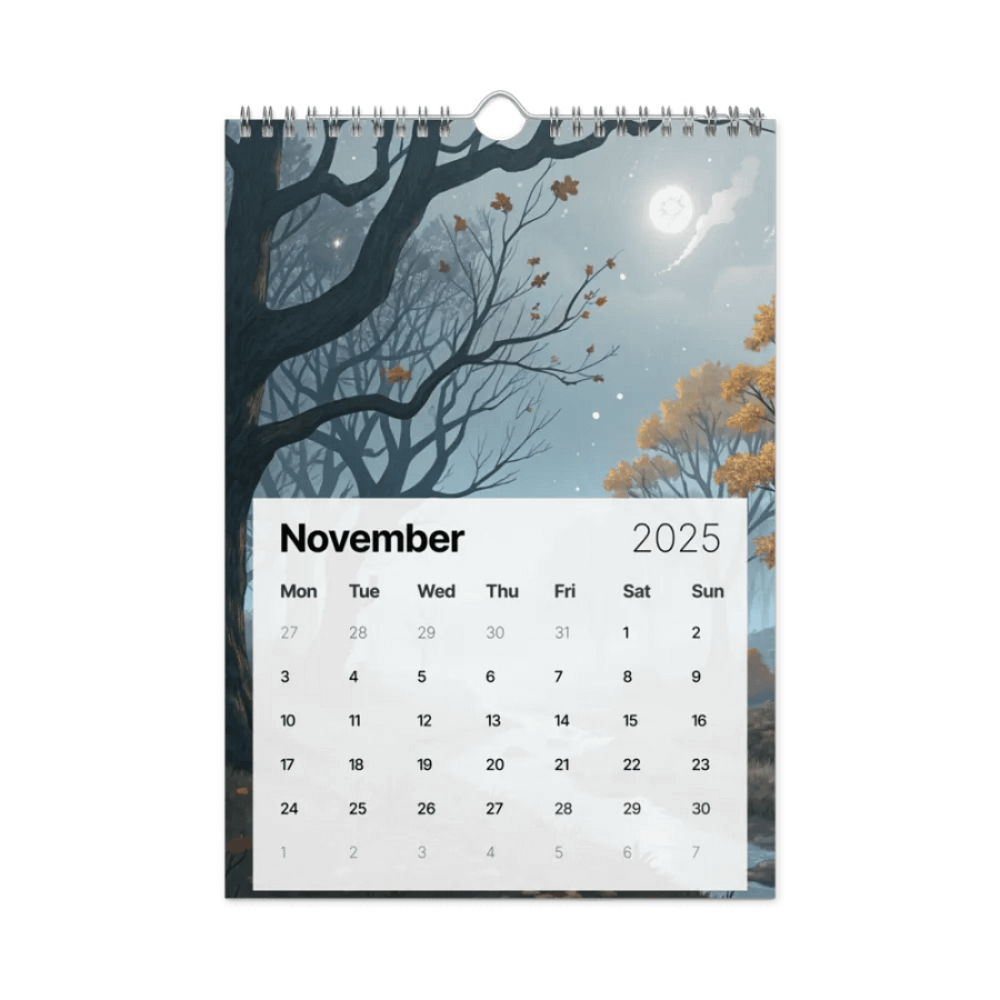 MAGICAL ANIME SEASONS WALL CALENDAR 2025 product image (11)