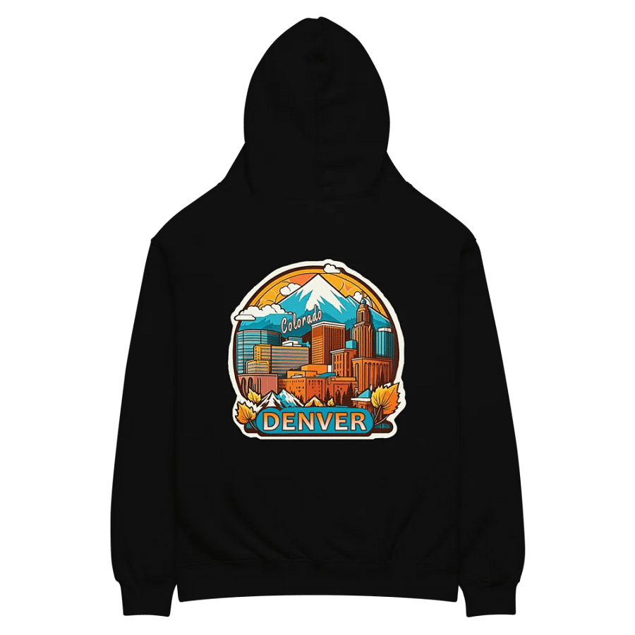 Denver - Colorado Retro Fall Cityscape Hoodie product image (4)