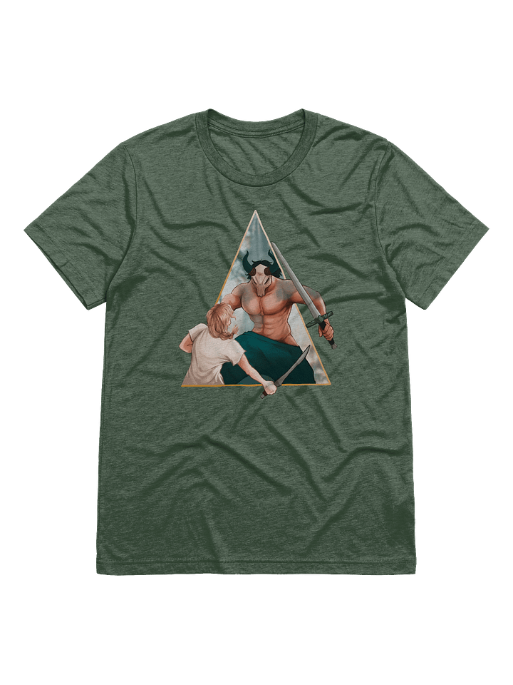 THE LESHY vs ISHANI Triblend T-Shirt - from Short Film Quest for the Sylvan Blade (Lux Arcana) product image (2)