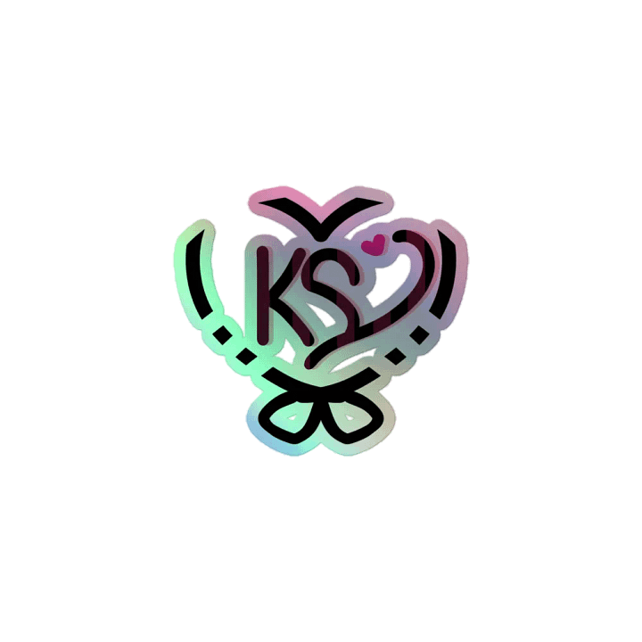 KS Logo -no background- HOLO STICKERS product image (1)