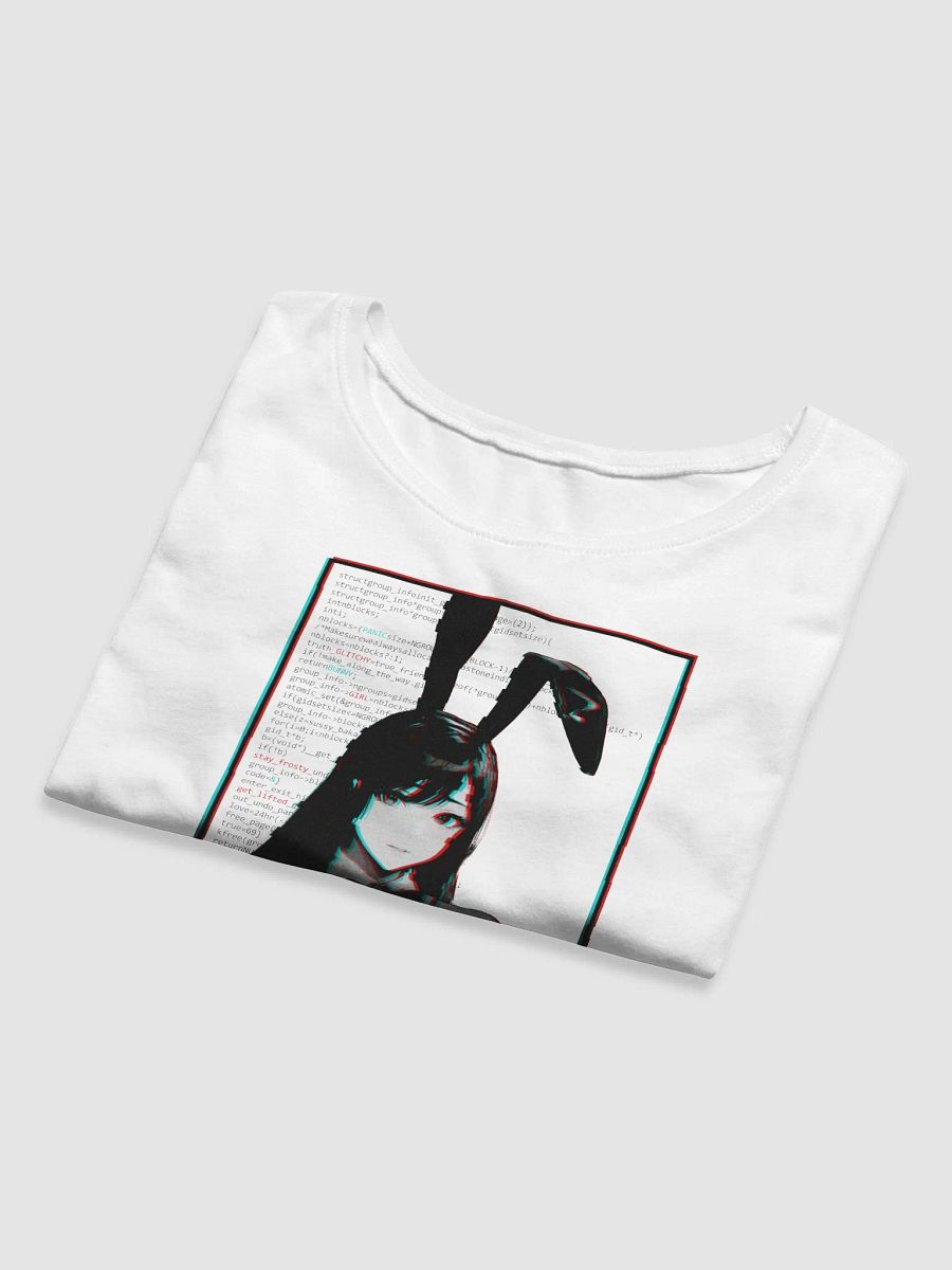 Panic Glitchy Bunny Girl Crop Top product image (5)