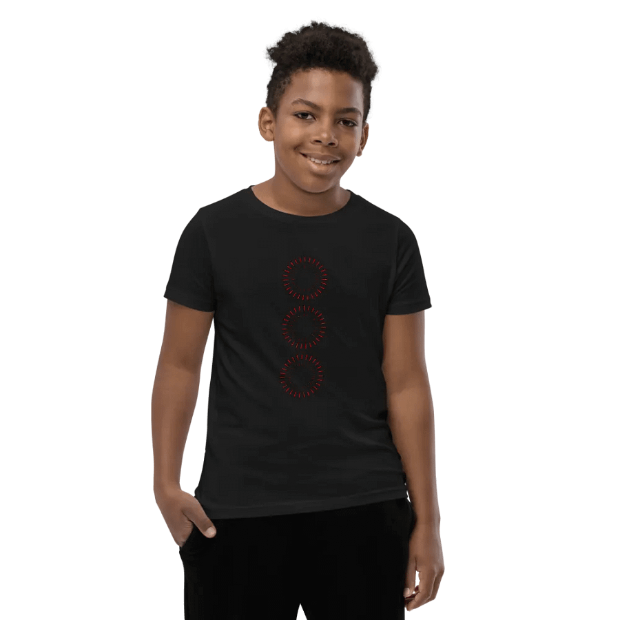Red Circle Youth T-shirt product image (14)