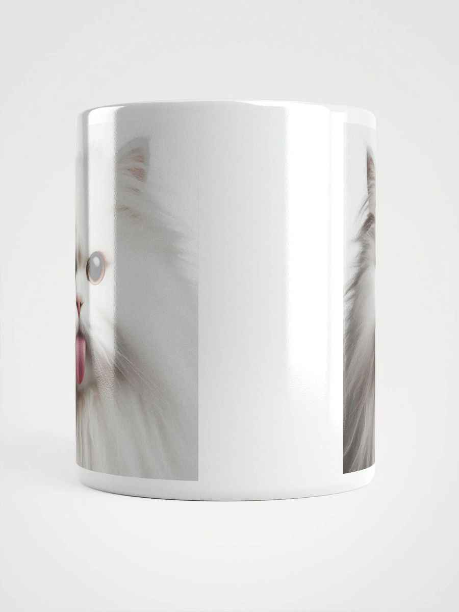 Rude Cat #Humorous Mug - White product image (5)