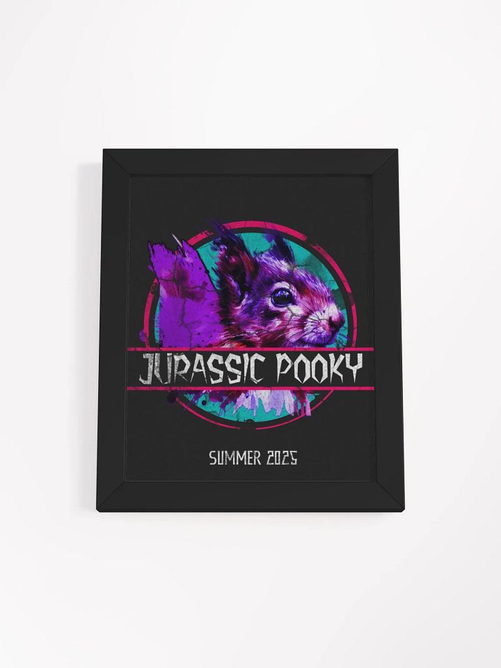 JURRASSIC POOKY FRAMED PRINT product image (2)