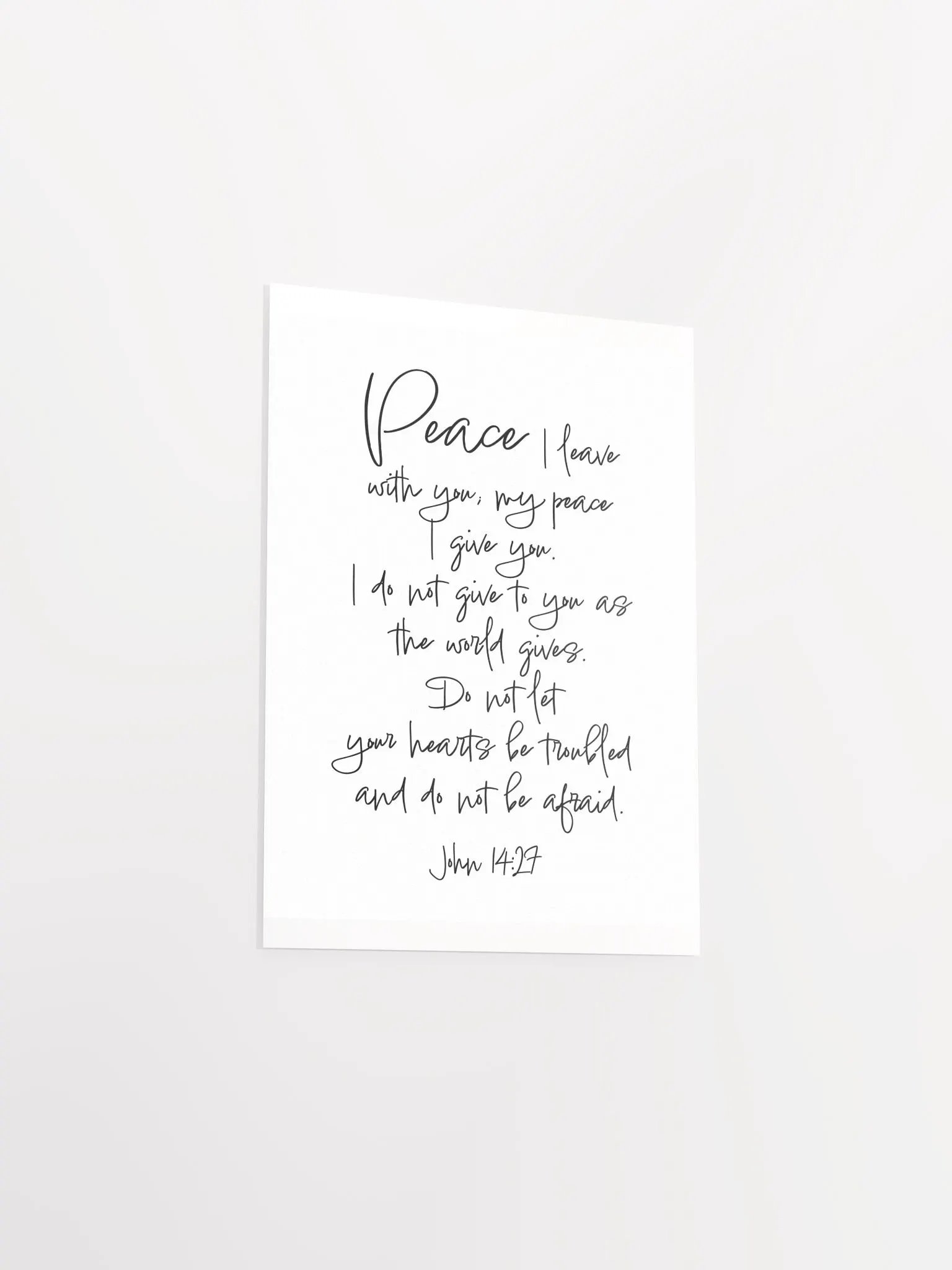 Peace, I Leave with You - Print product image (3)