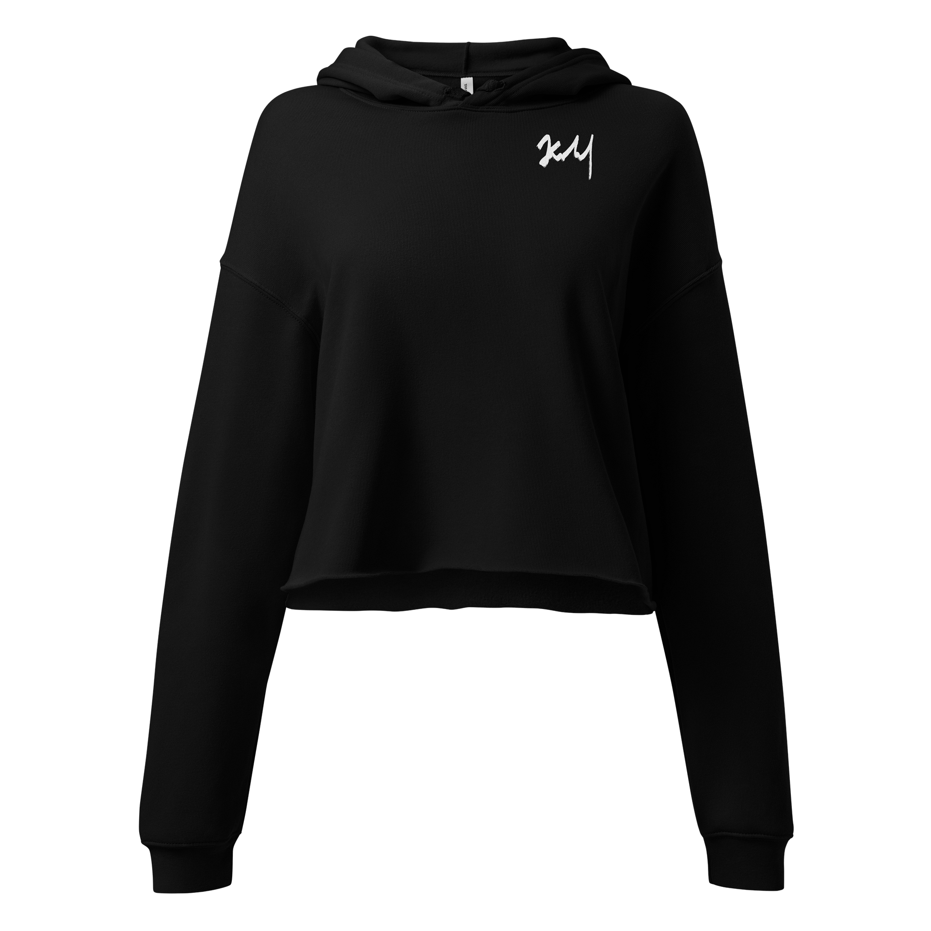 Brushed Monogram Crop Hoodie product image (1)