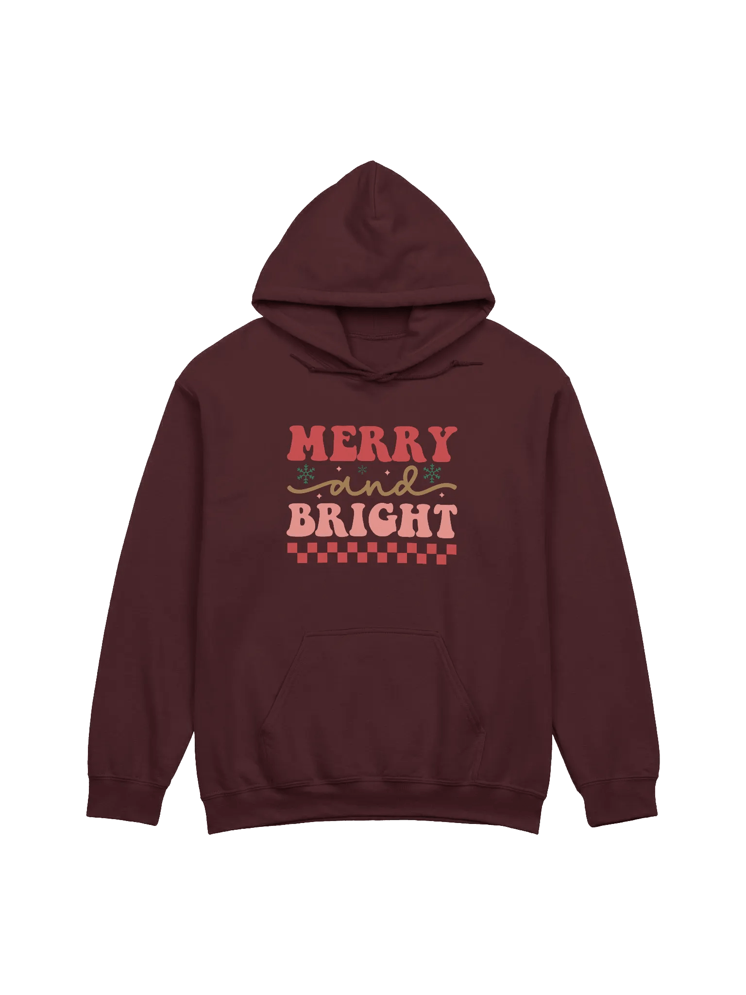 MERRY and BRIGHT Festive Hoodie product image (5)