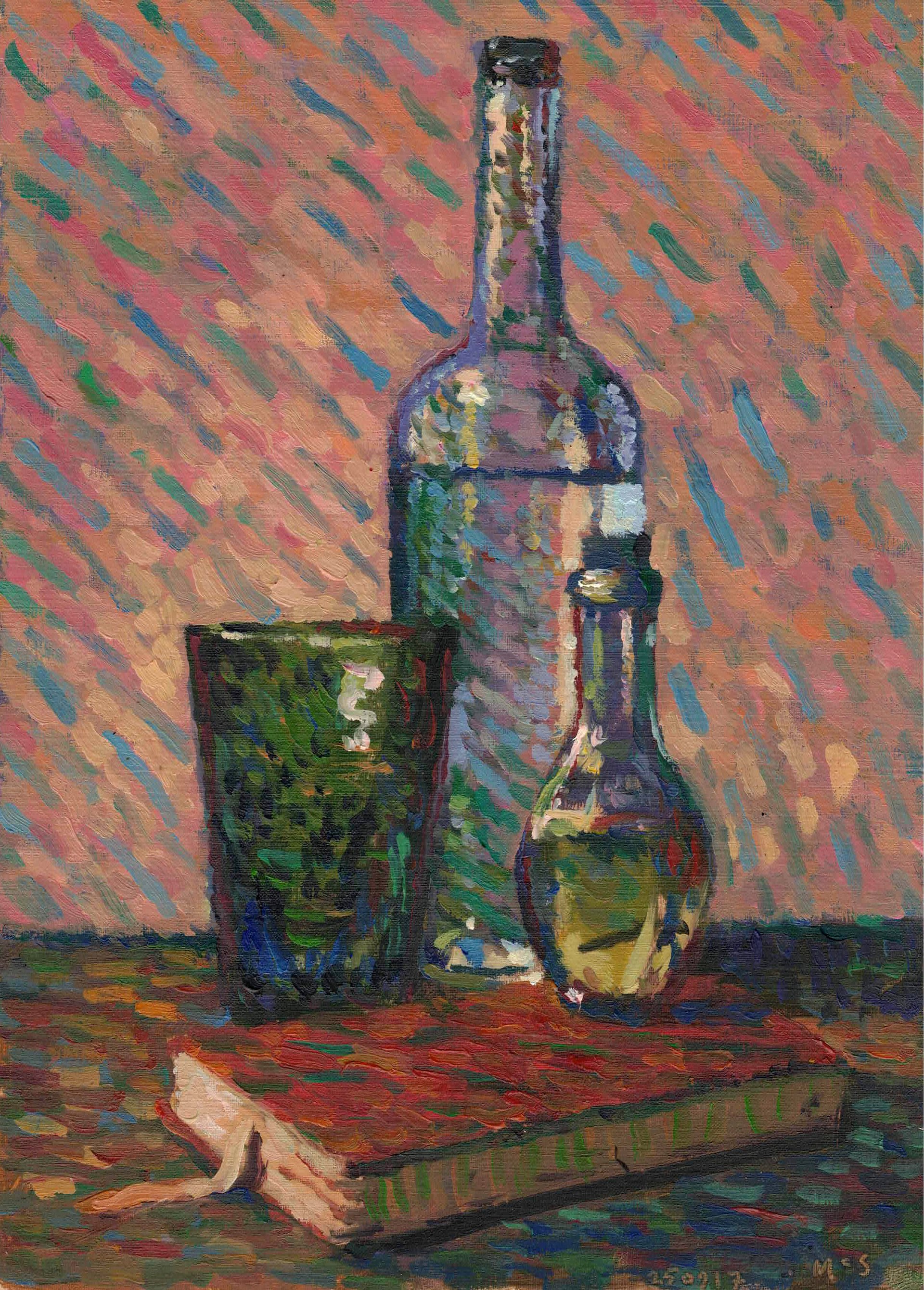 250917 Still Life with Red Book. Original Oils Study product image (1)