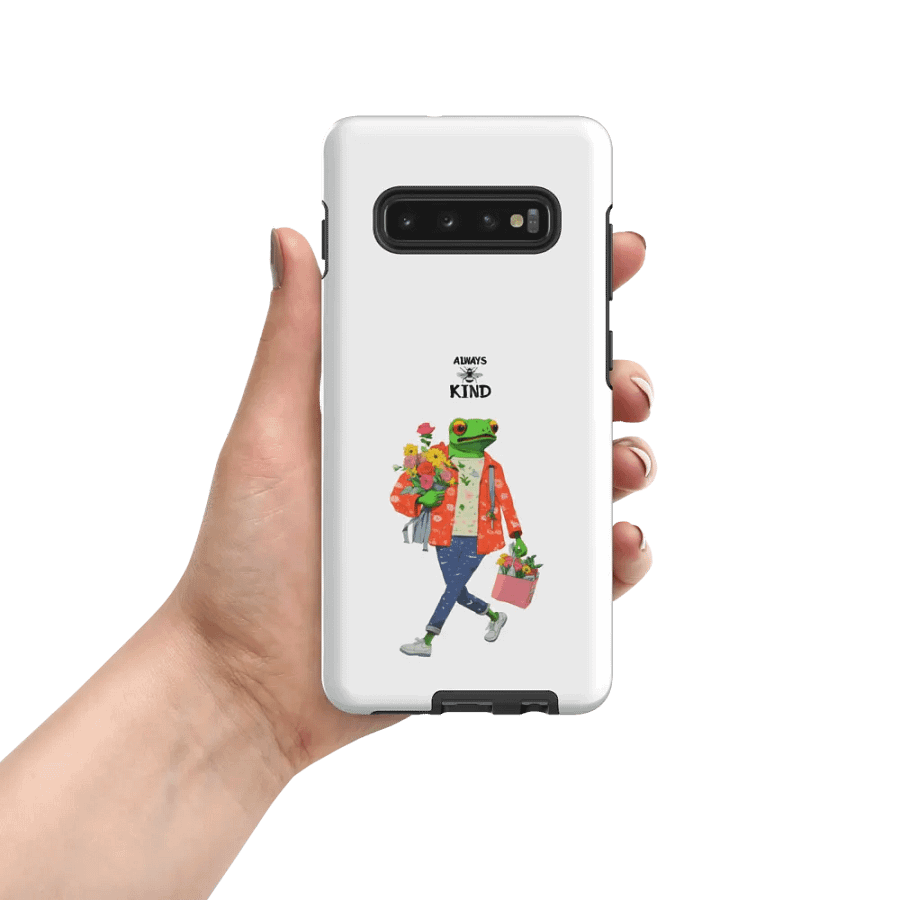 'Always Bee Kind' Stylish Frog Samsung Tough Case product image (10)