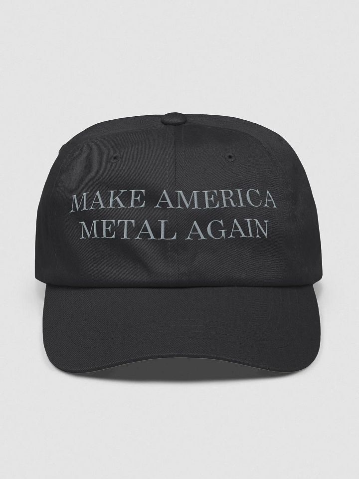 Make America Metal Again Dad Hat - Grey product image (1)