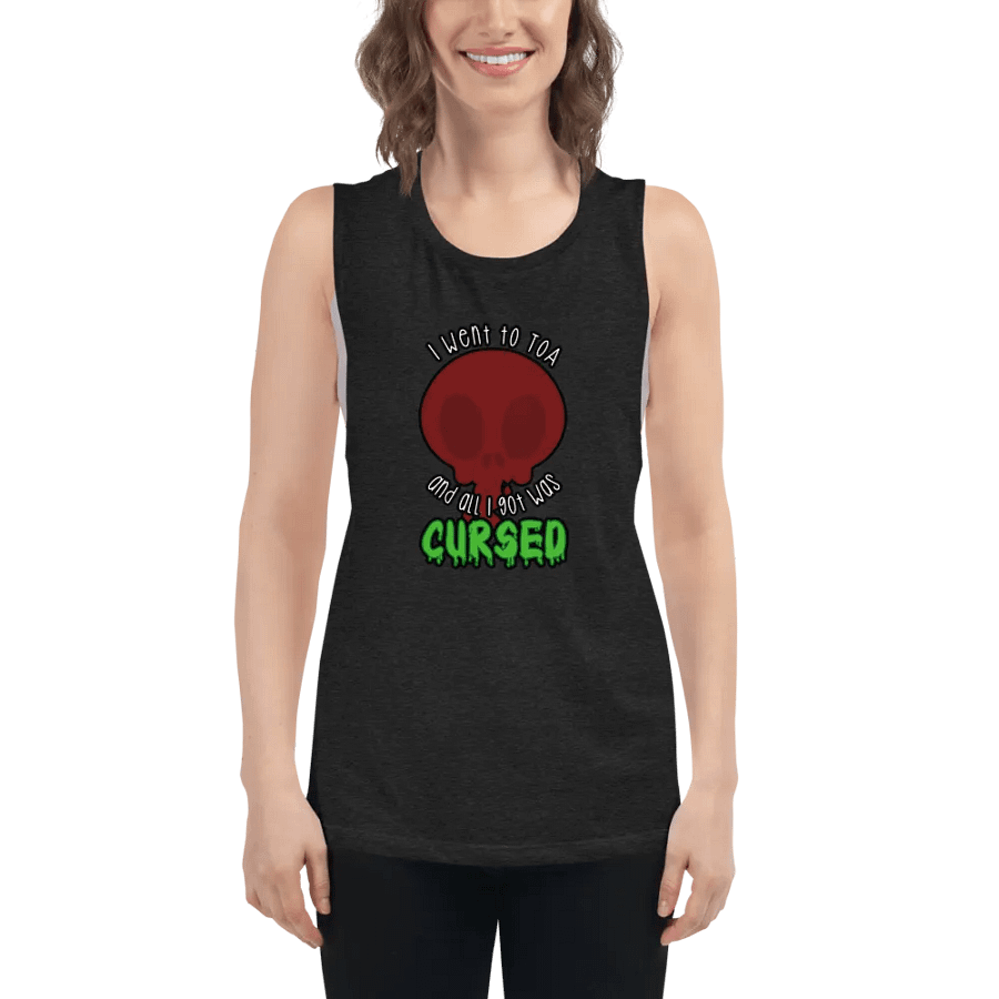 All I Got Was Cursed - Death Knight - Women's Style Muscle Tank product image (6)