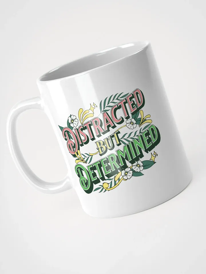 Distracted But Determined Floral Mug product image (2)