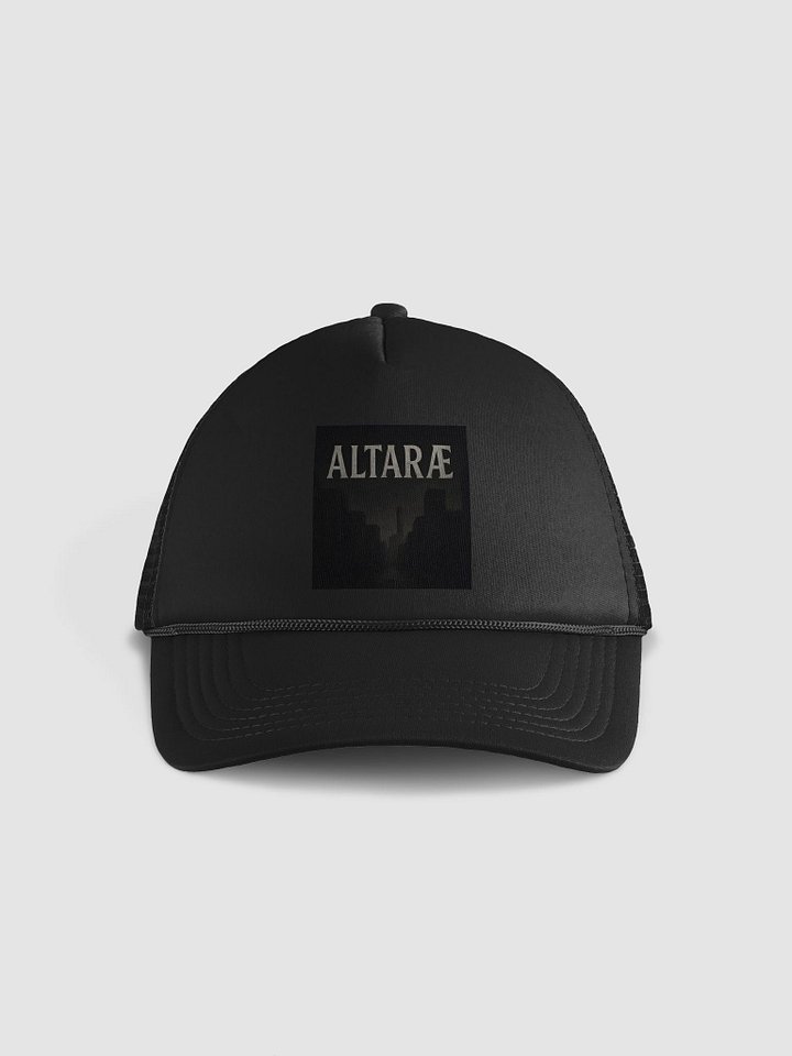 ALTARÆ “House of Dead” Trucker Hat – Blackout Edition product image (1)