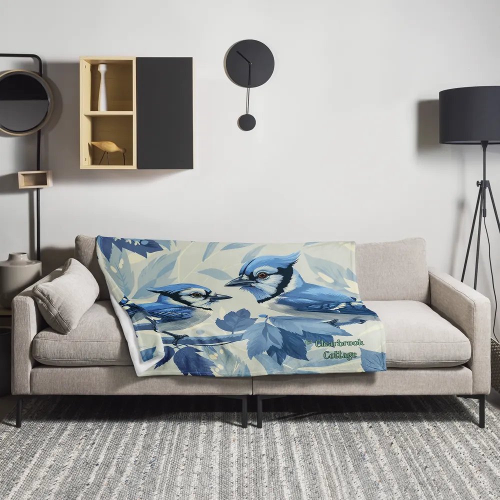 Blue Jay Throw Blanket product image (3)