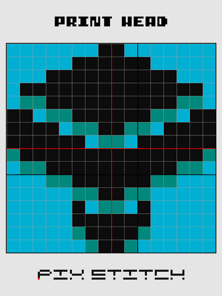 Print Head Pixel Art product image (2)