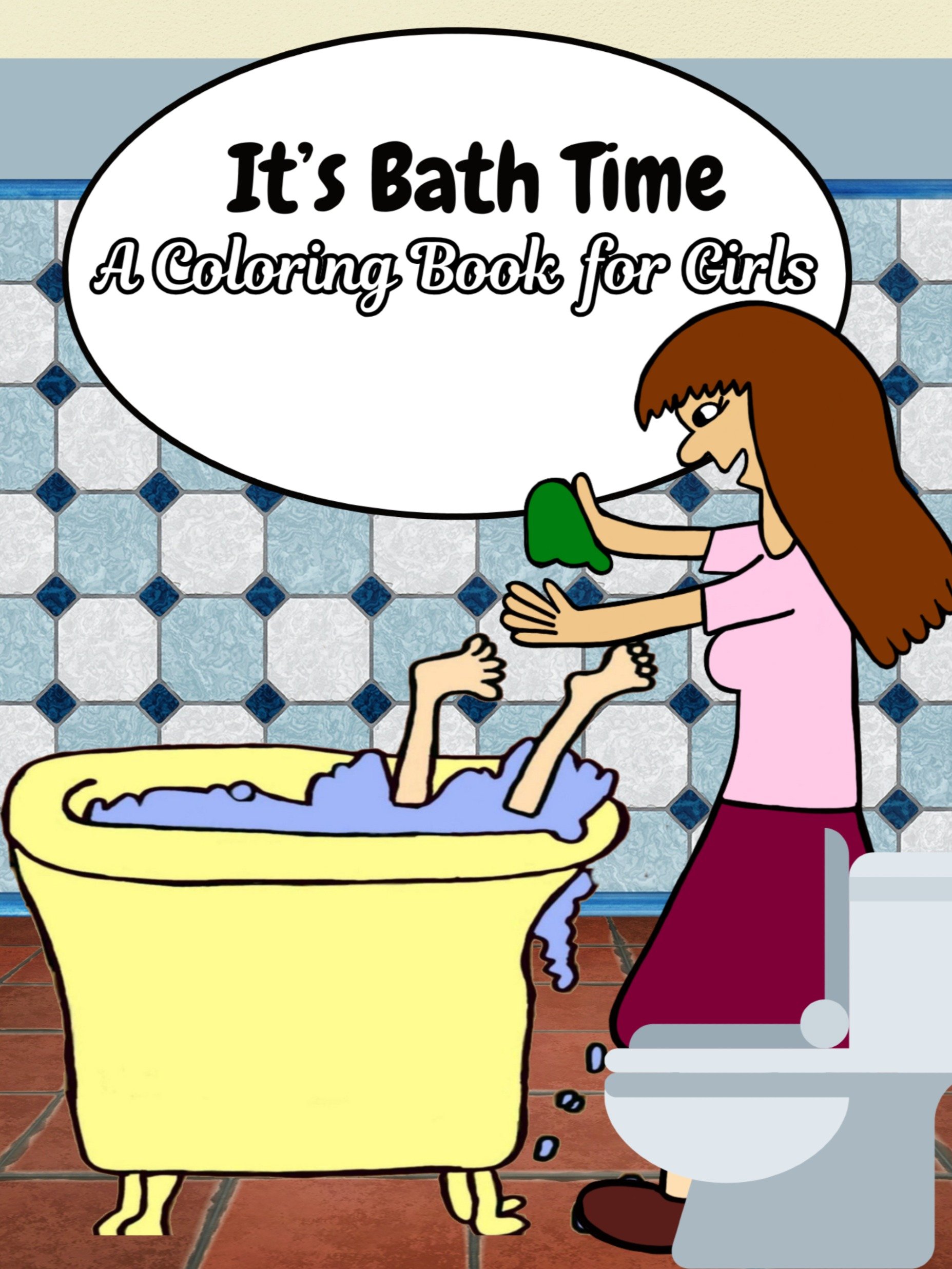 It's Bath Time A Coloring Story product image (1)