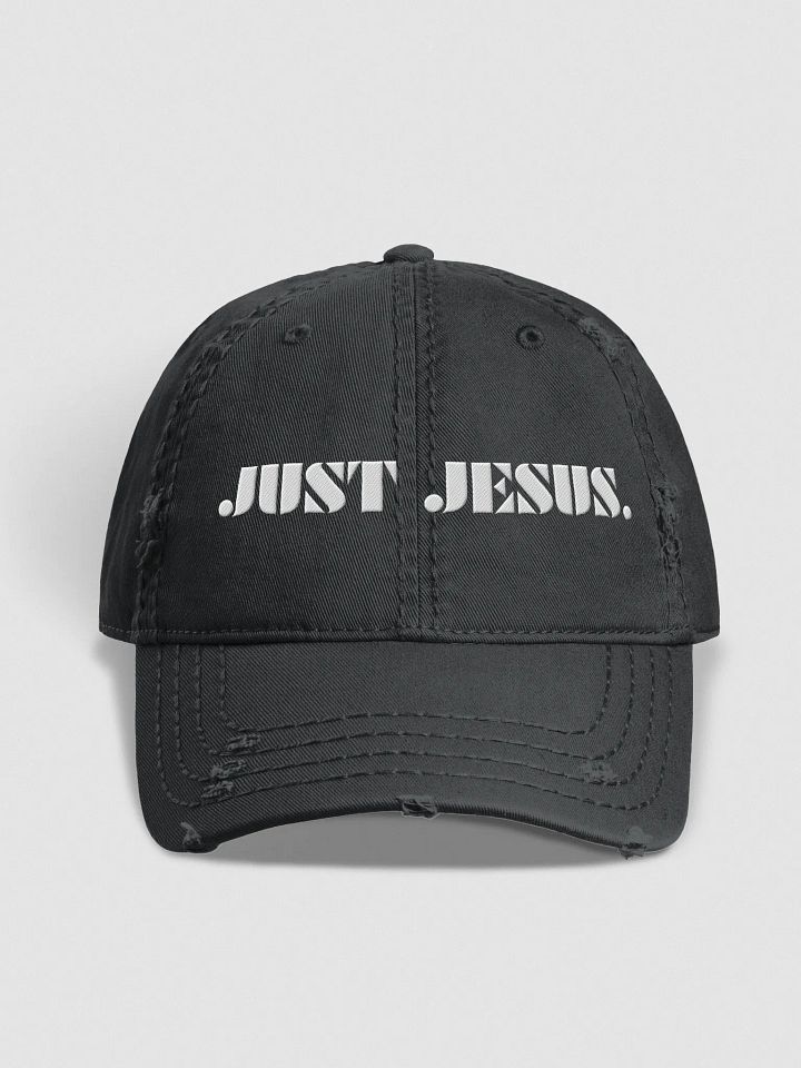 JUST JESUS Distressed Hat product image (1)