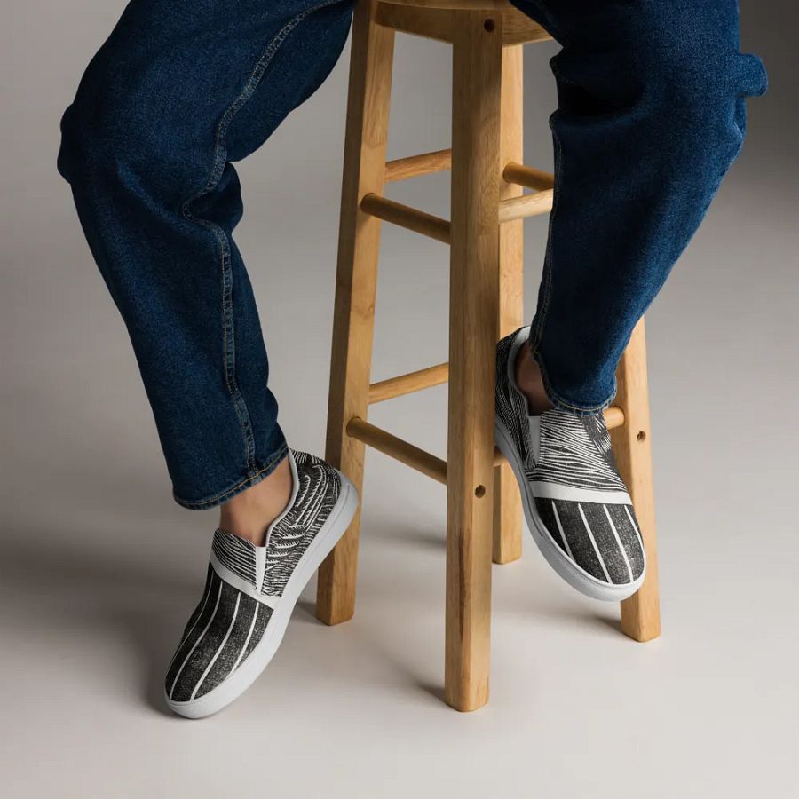 Premium Black Men's Slip-On Shoes n. 17 product image (4)